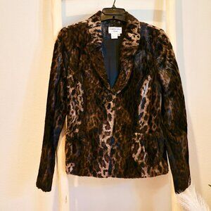 Short Jacket Animal Print